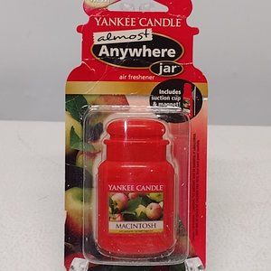 NEW! Yankee Candle Car Jar Air Fresheners, 2Pc - MacIntosh